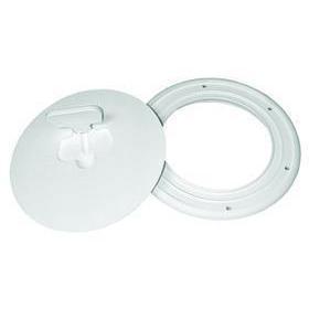 6 in. Cam- Out Deck Plate, Polar White