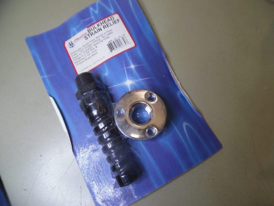BSR-1K-CB-DP Bulkhead Hose Strain Relief Kit with Chrome Plated Brass Base