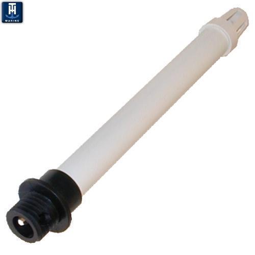 12 in. Overflow Drain Tube with Threaded Boot & Glued Screen