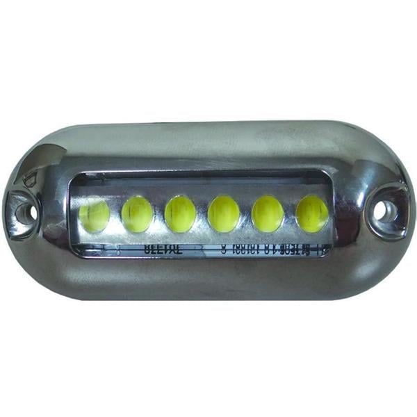 LED-51900-DP 180 Lumens Aqua Bright LED Underwater Light with 316 Stainless Steel Bezel, White -  T-H Marine Supplies