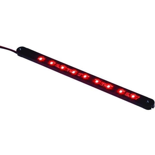 LED-39331-DP 4 in. LED Flex Light White Tape Track with Ends & Hardware, Red