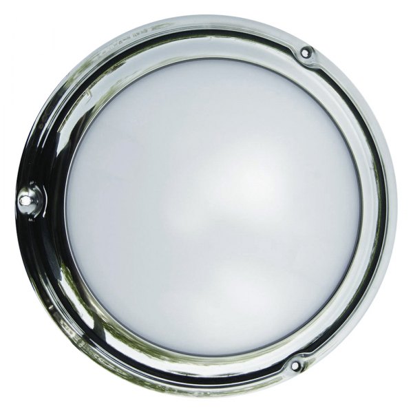 LED-33250-DP LED Low Profile Dome Light with Stainless Bezel Combo, Blue & White