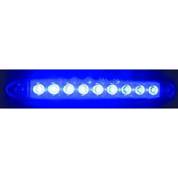 Picture of T-H Marine Supplies LED-39686-DP 9 LED Flexible LED Bar, Blue