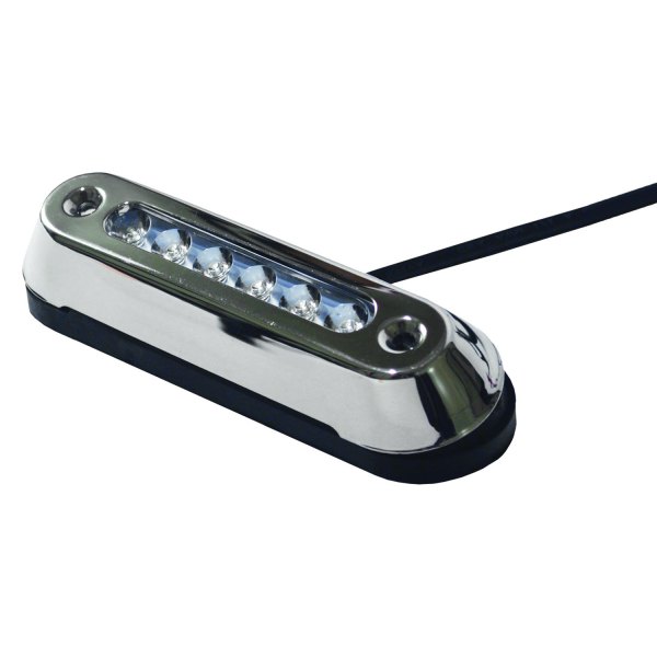 LED-SM7815-B-DP Stainless Steel Bezel LED Oval Underwater Light, Blue