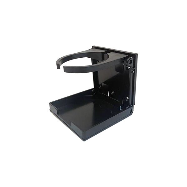 LCH-52016-DP Fold Up Drink Holder with Mounting ABS Screws, Black - 6 Inner Pack - 24 Master pack