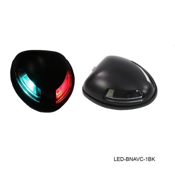 Powder-Coated LED Combination Bow Light with Stainless Steel, Black