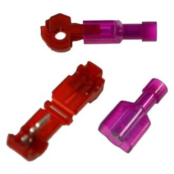 LEDBW-504-DP Male Plug & T-Tap Connectors - Pack of 100