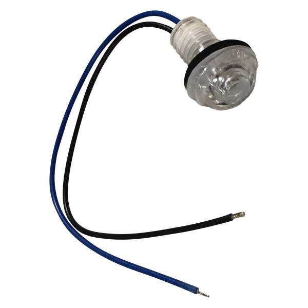 LWL-1P-LED-B-DP 1.88 in. 12V DC Recessed Screw Mount Waterproof LED Courtesy Light, Blue