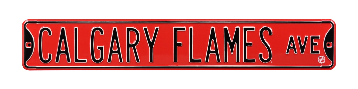 Picture of Authentic Street Signs 28103 Calgary Flames Avenue Street Sign