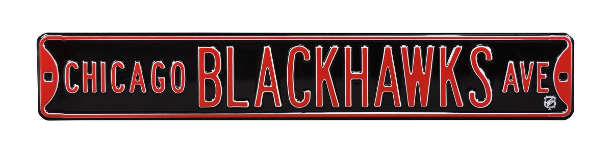 Picture of Authentic Street Signs 28105 Chicago Blackhawks Avenue Street Sign