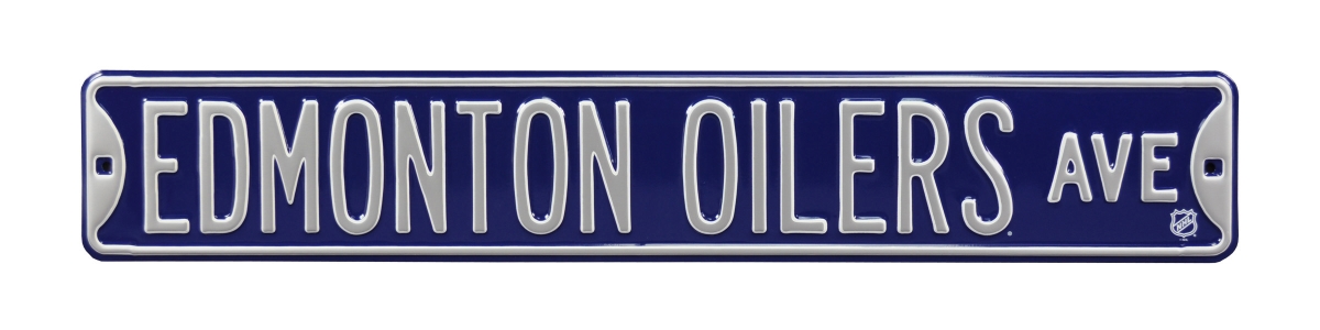 Picture of Authentic Street Signs 28110 Edmonton Oilers Avenue Street Sign