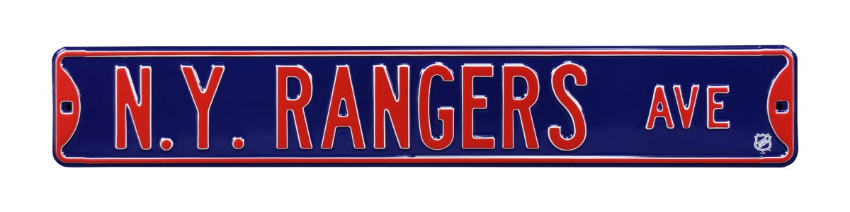 Ny Rangers Avenue Street Sign