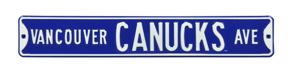 Picture of Authentic Street Signs 28125 Vancouver Canucks Avenue Street Sign