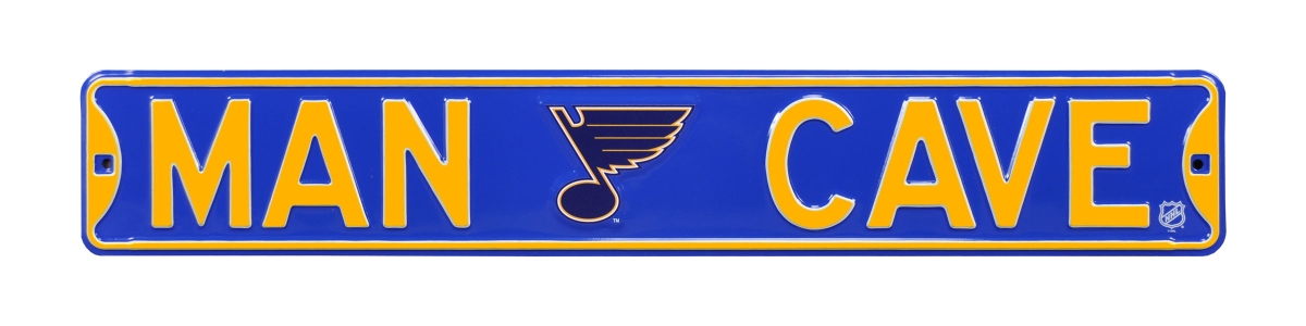 St. Louis Blues Man Cave Street Sign