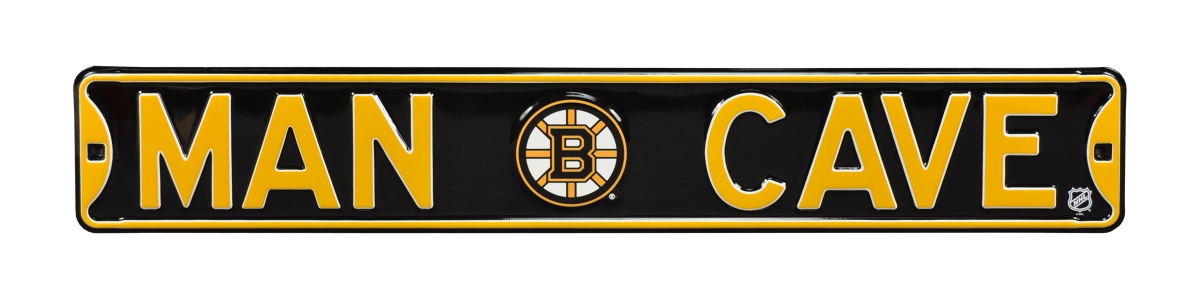 Picture of Authentic Street Signs 28158 Boston Bruins Man Cave Street Sign