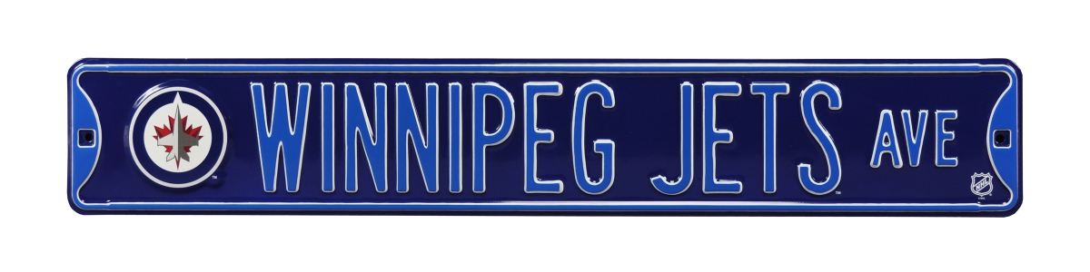 Picture of Authentic Street Signs 28161 Winnipeg Jets Avenue Navy Logo