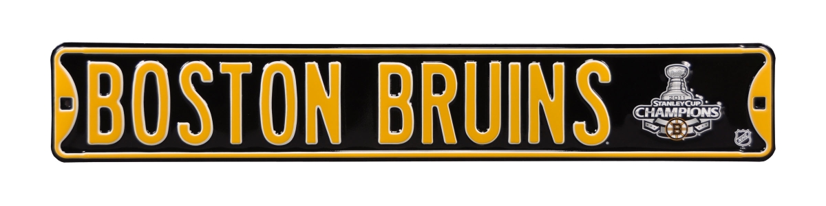 Picture of Authentic Street Signs 28166 Boston Bruins 2011 Champions Street Sign