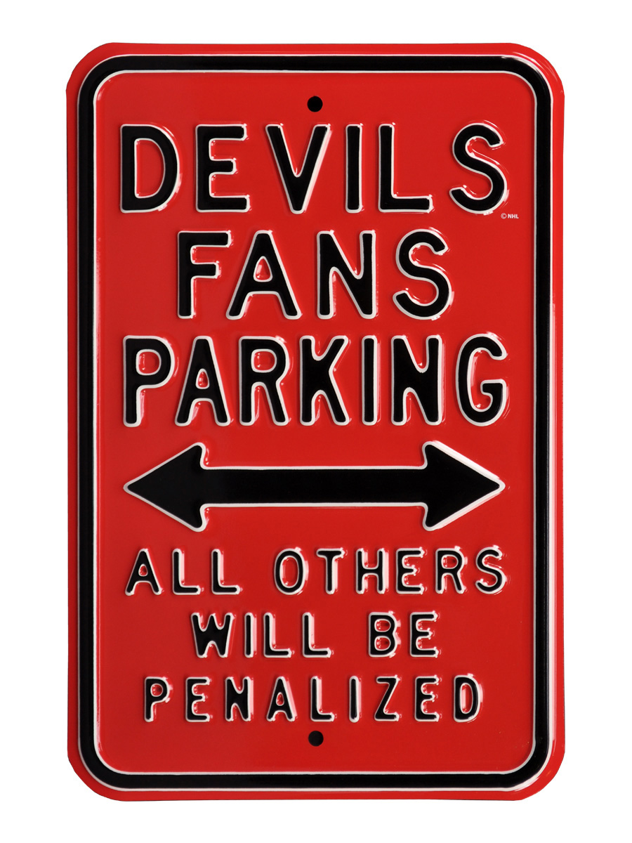 Picture of Authentic Street Signs 28502 Devils&#44; Fans & Penalized Parking Sign