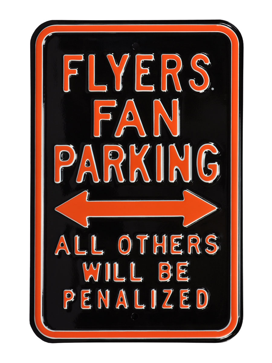 Picture of Authentic Street Signs 28503 Flyers & Penalized Parking Sign