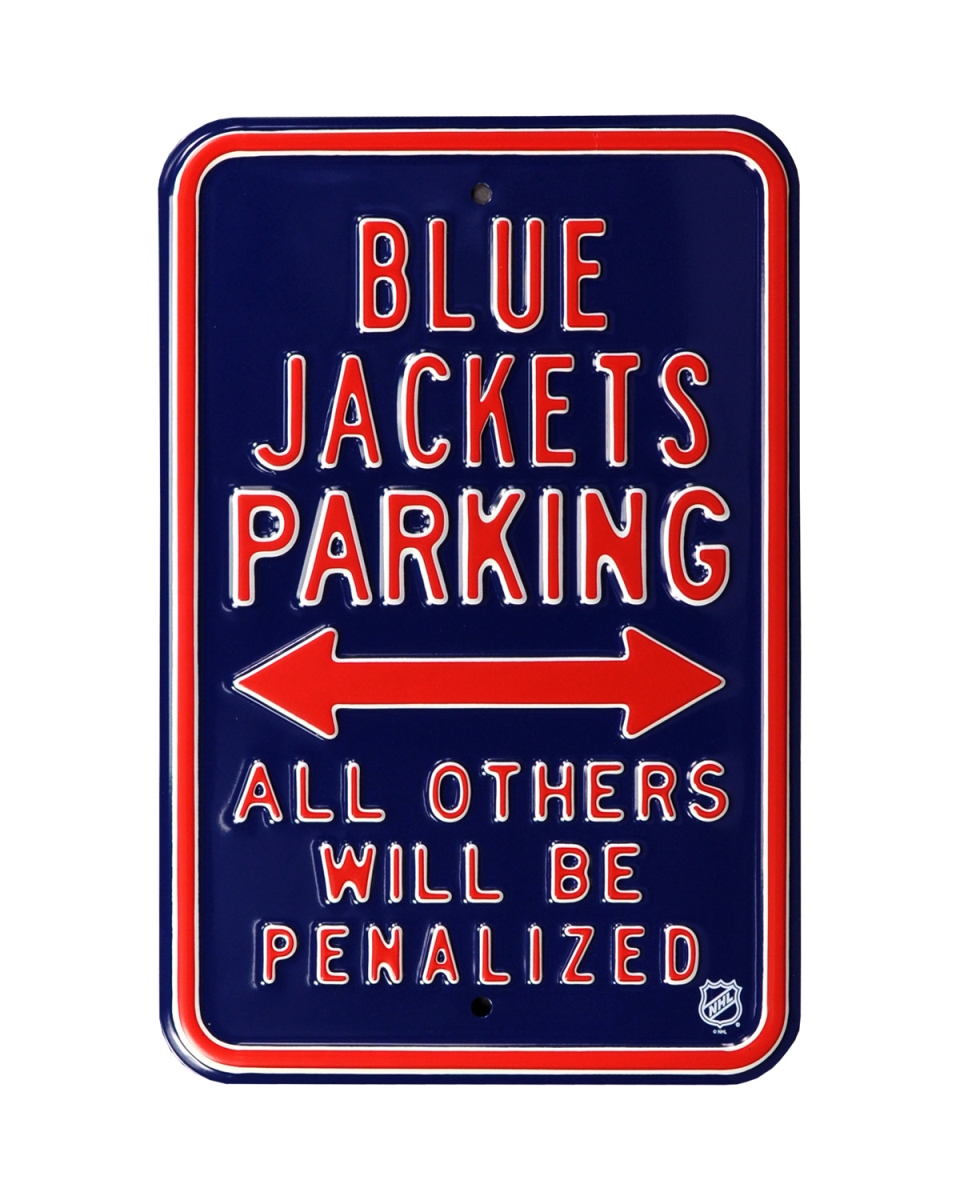 Picture of Authentic Street Signs 28518 Blue Jackets Parking Sign