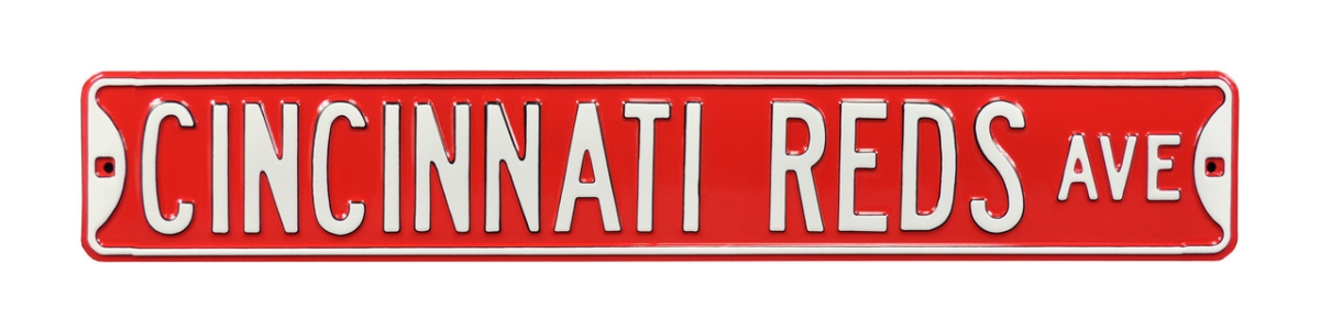 Picture of Authentic Street Signs 30108 Cincinnati Reds Avenue Street Sign