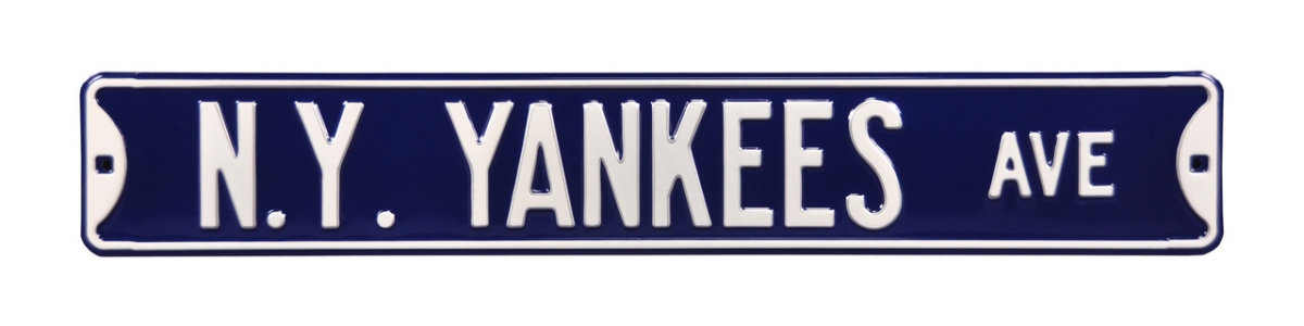 Picture of Authentic Street Signs 30120 Ny Yankees Avenue Street Sign