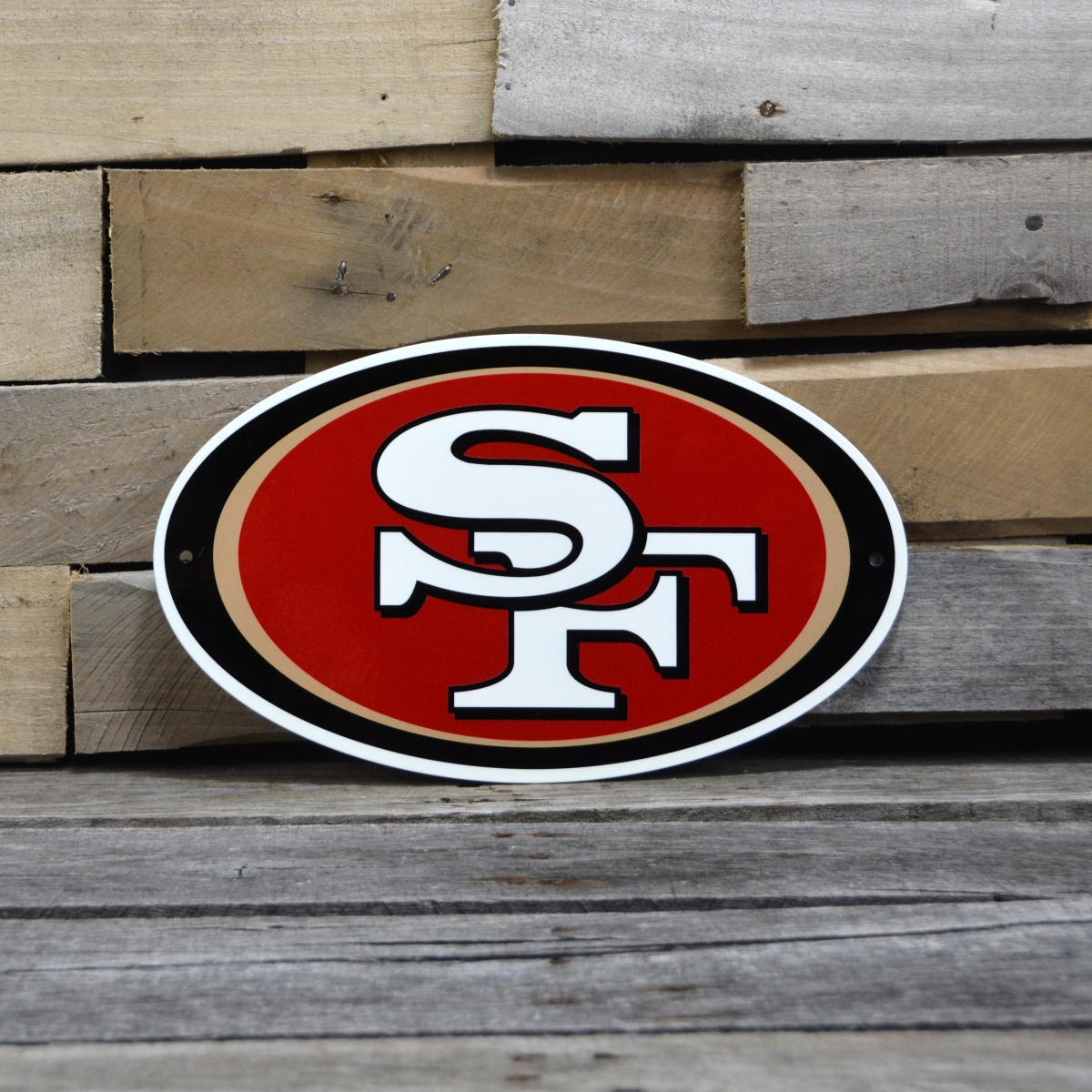 12 in. San Fransisco 49Ers Steel Logo