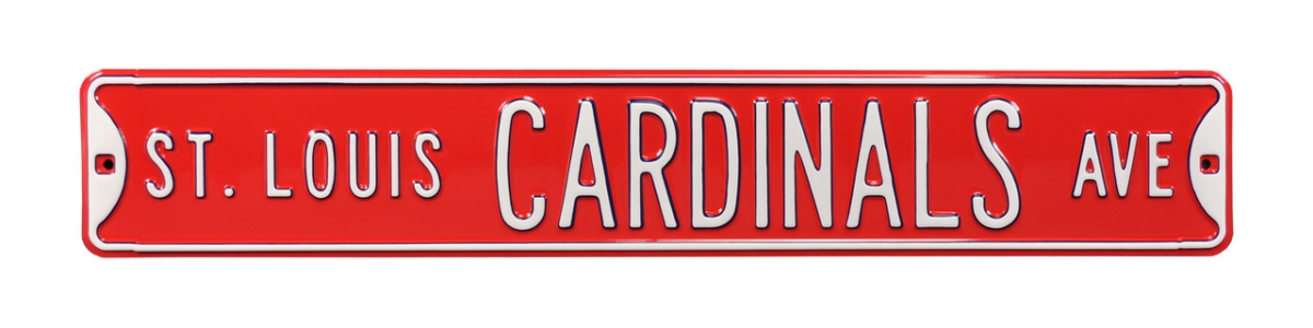 Picture of Authentic Street Signs 30127 St. Louis Cardinals Avenue Red Street Sign