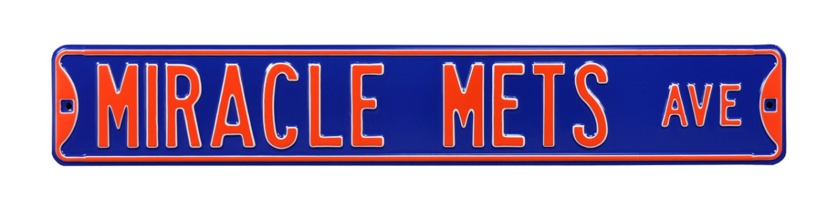 Picture of Authentic Street Signs 30133 Miracle Mets Avenue Street Sign