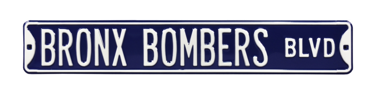 Picture of Authentic Street Signs 30135 Bronx Bombers Blvd Street Sign