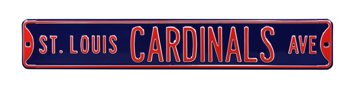 Picture of Authentic Street Signs 30141 St. Louis Cardinals Avenue Navy Street Sign
