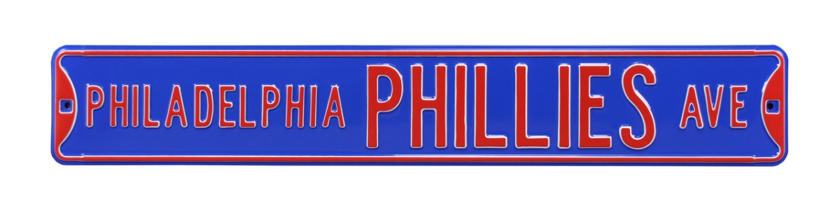Picture of Authentic Street Signs 30152 Philadelphia Phillies Avenue Blue Street Sign
