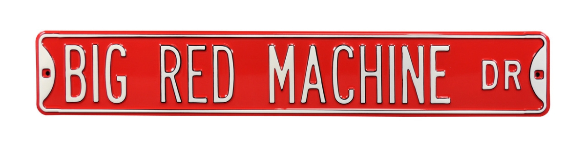 Picture of Authentic Street Signs 30154 Big Red Machine Cincy Reds Street Sign