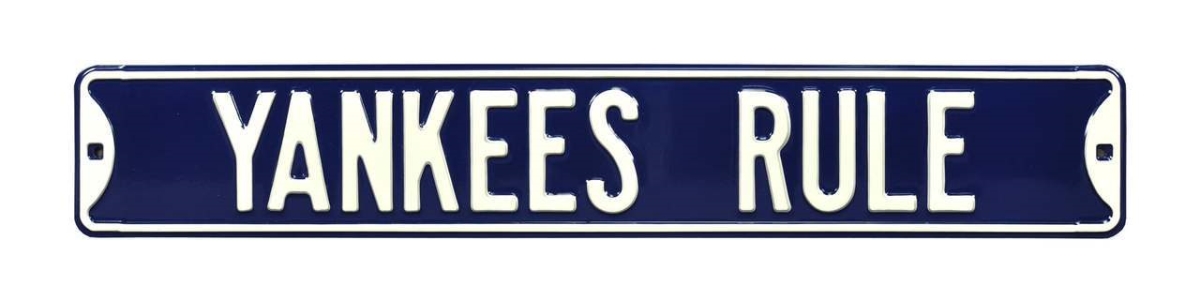 Picture of Authentic Street Signs 30156 Yankees Rule Street Sign