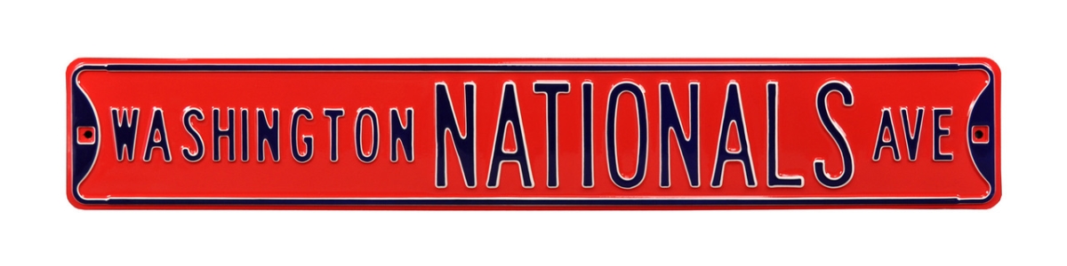 Picture of Authentic Street Signs 30166 Washington Nationals Red Street Sign