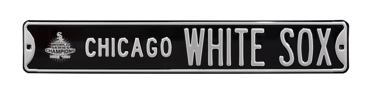 Picture of Authentic Street Signs 30170 Chicago White Sox with World Series 2005 Logo