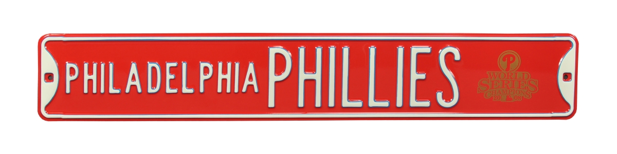 Picture of Authentic Street Signs 30182 Philadelphia Phillies World Series 2008 Street Sign