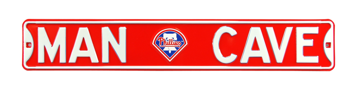 Picture of Authentic Street Signs 30196 Philadelphia Phillies Man Cave Street Sign