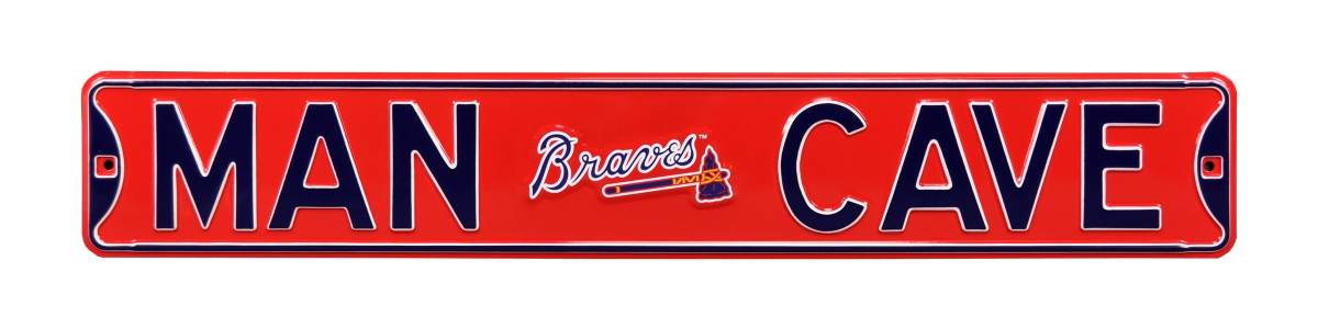 Picture of Authentic Street Signs 30202 Atlanta Braves Man Cave Street Sign