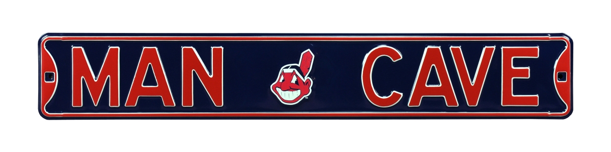 Picture of Authentic Street Signs 30207 Cleveland Indians Man Cave Street Sign