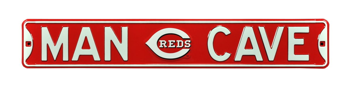 Picture of Authentic Street Signs 30209 Cincinnati Reds Man Cave Street Sign