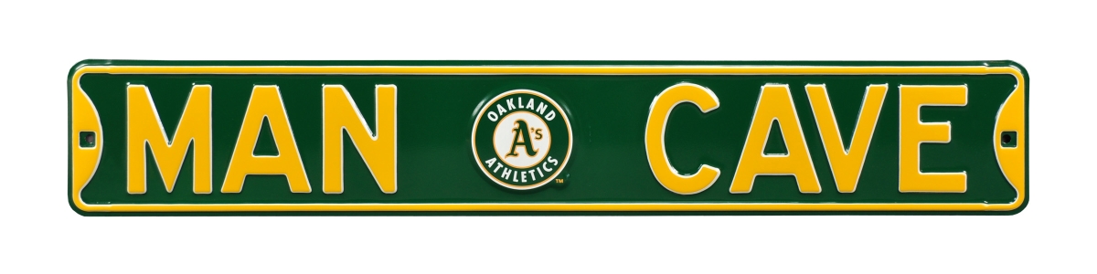 Picture of Authentic Street Signs 30219 Oakland Athletics Man Cave Street Sign