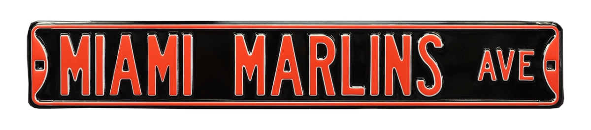 Picture of Authentic Street Signs 30226 Miami Marlins Avenue Street Sign