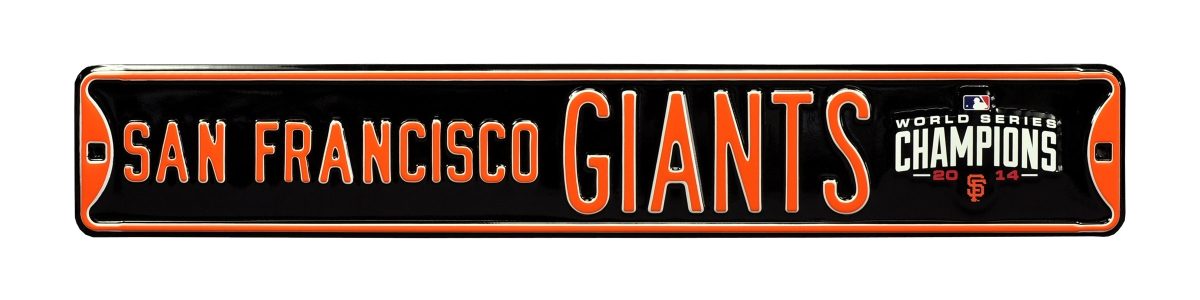 Picture of Authentic Street Signs 30232 San Francisco Giants World Series 2014 Street Sign