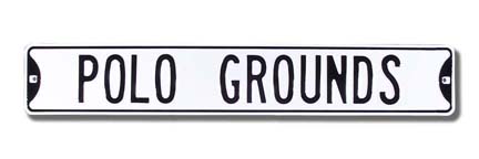 Picture of Authentic Street Signs 32030 Polo Grounds Street Sign