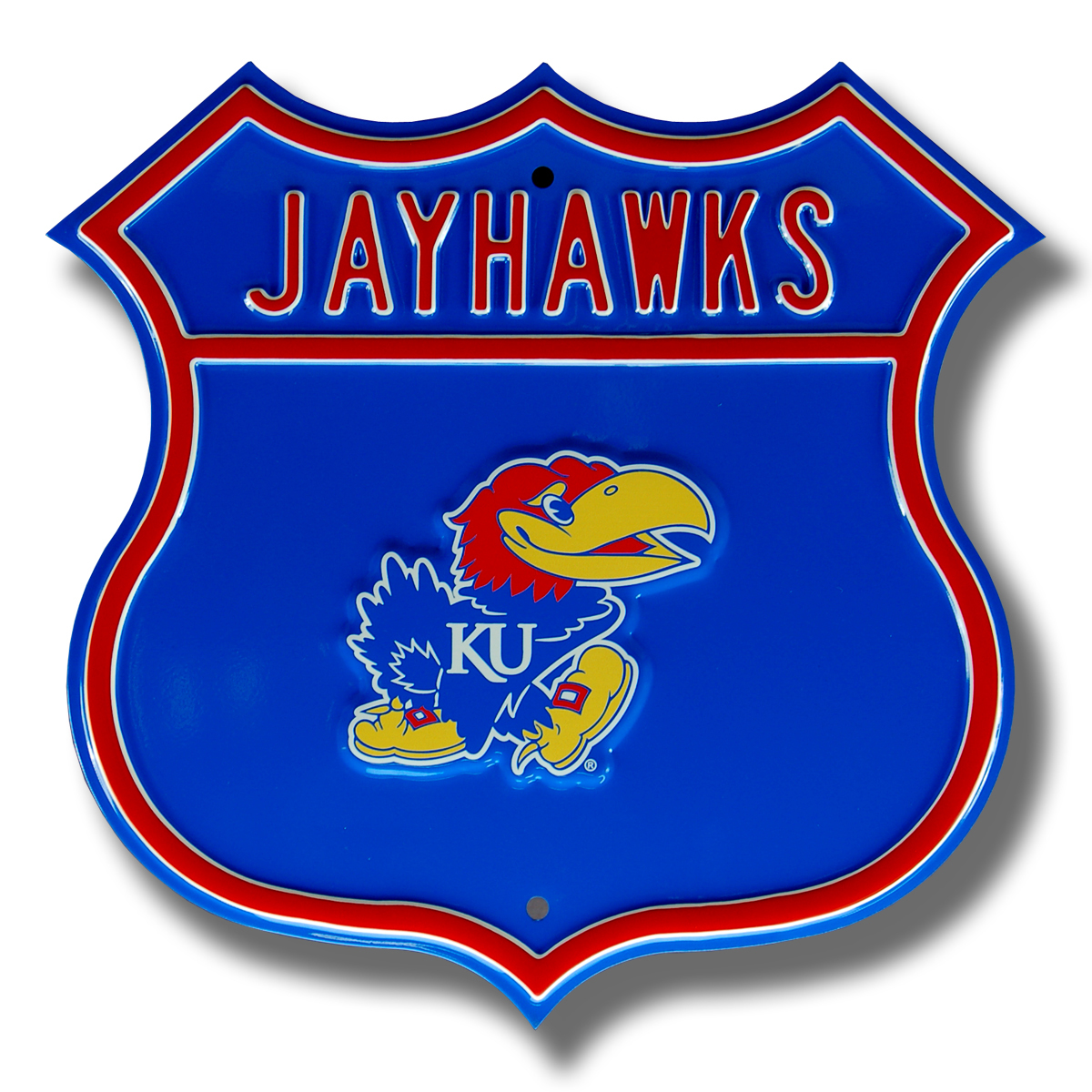 Picture of Authentic Street Signs 33115 Jayhawks Route Street Sign