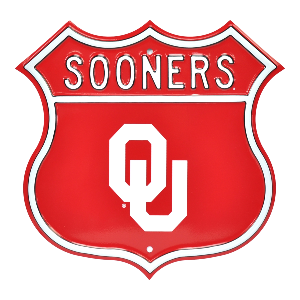Picture of Authentic Street Signs 33118 Oklahoma Sooners Route Street Sign