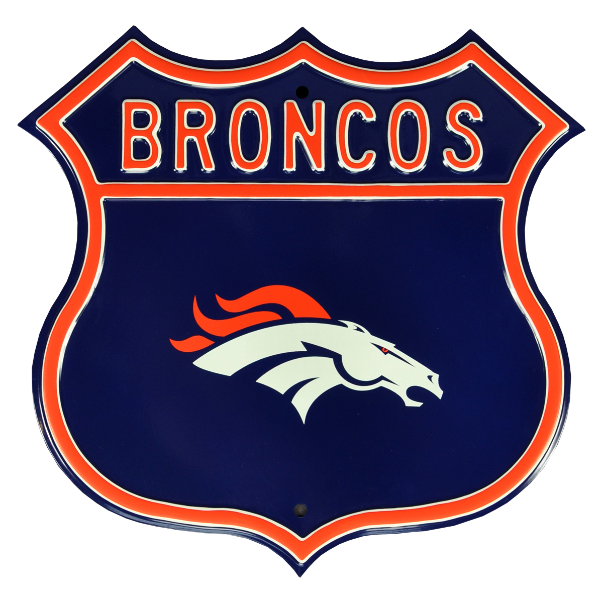 Denver Broncos Route Street Sign