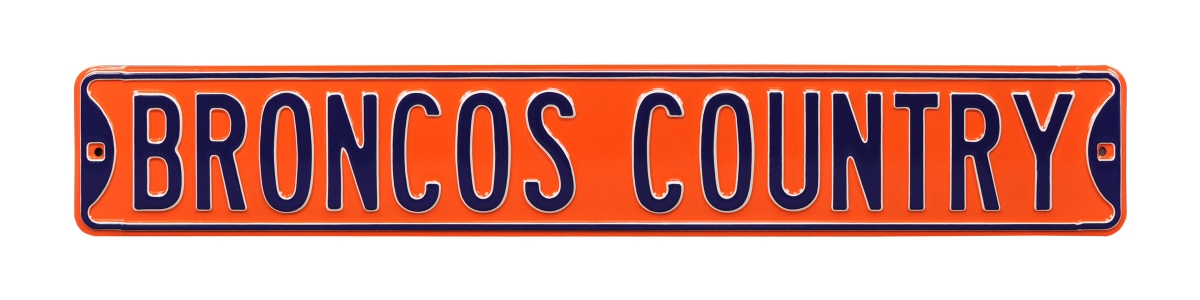 Bronco Country Denver Street Sign