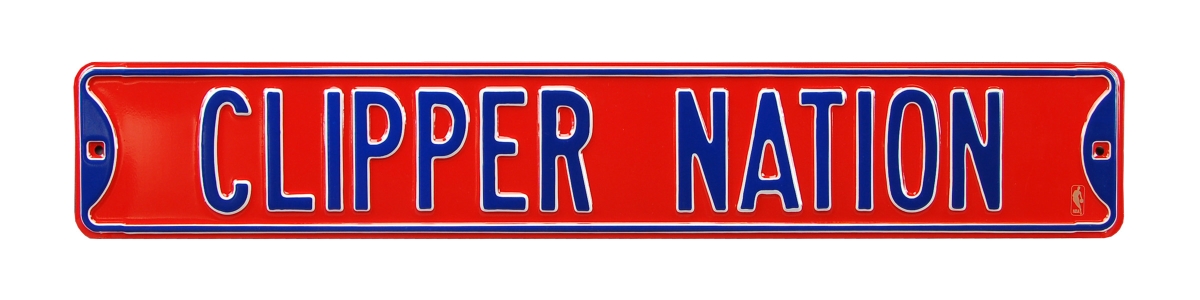 38044 La Clipper Nation - Red Street Sign